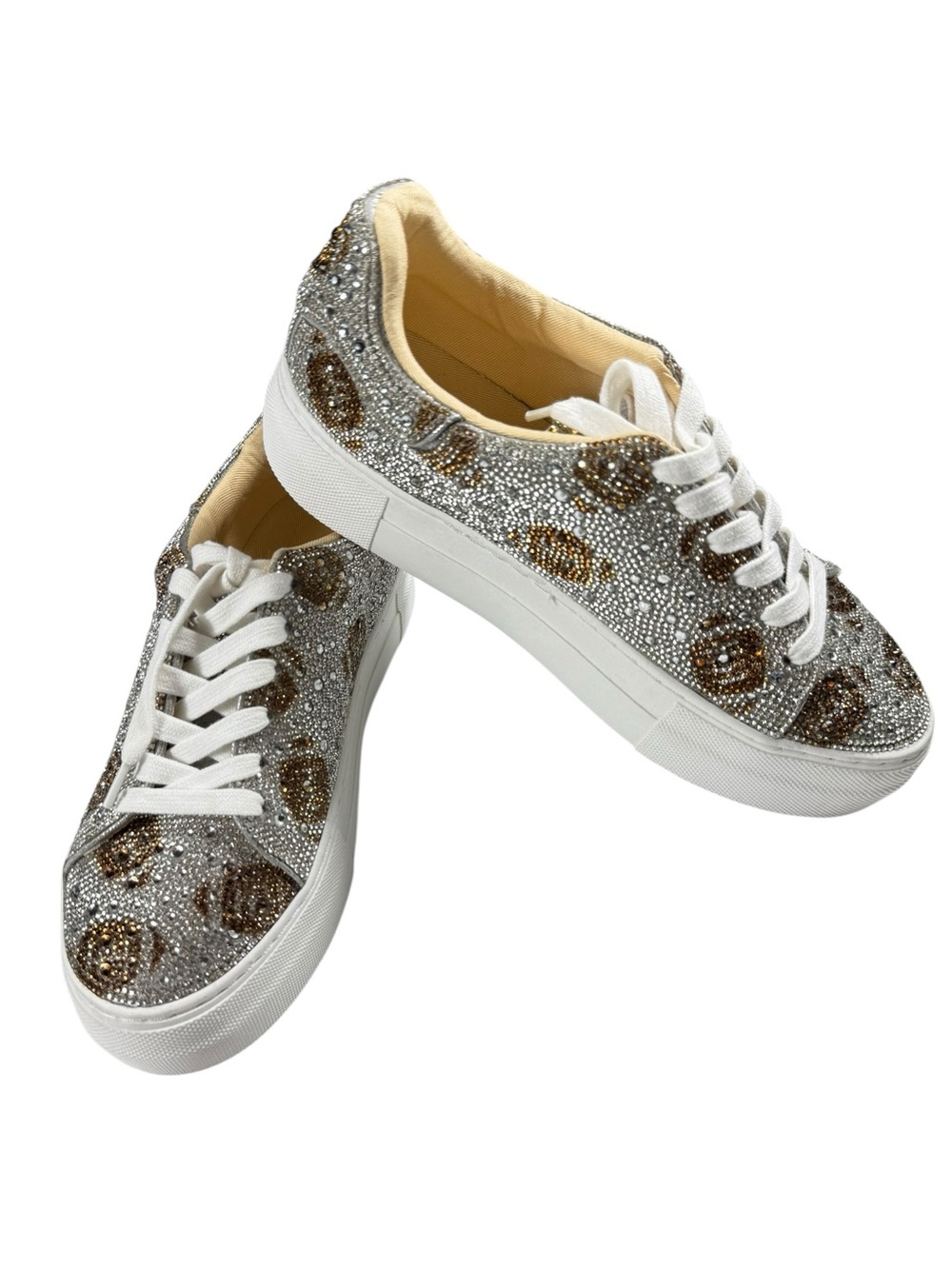 Betsey Johnson Suton Highwall Bling Platform sneakers, 6.5